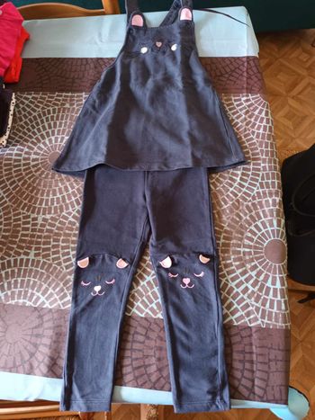 ensemble robe + pantalon fille 3 ans gemo