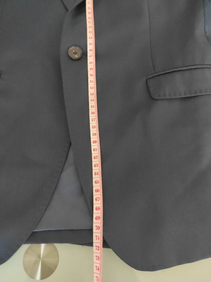 Veste blazer extra slim fit homme Devred bleu marine laine - photo numéro 11