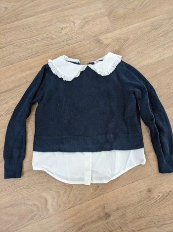 Pull chemise monoprix 6 ans