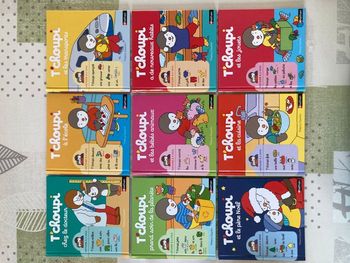 Lot de 4 ou 5 livres Tchoupi, histoire à 2 voix