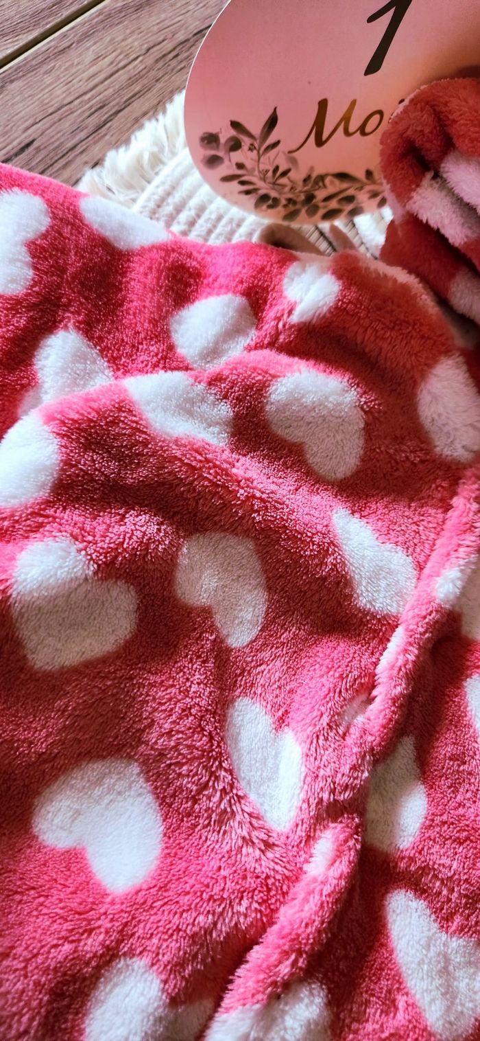 Combinaison Bébé fille 0/3mois Rose cœur - photo numéro 5