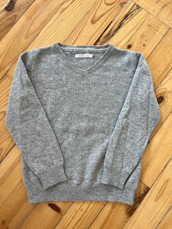 Pull gris Monoprix 6 ans