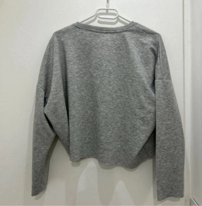 Haut Top court gris taille S - photo numéro 5