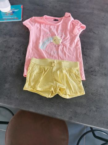 Lot de 6 pyjamas shorts