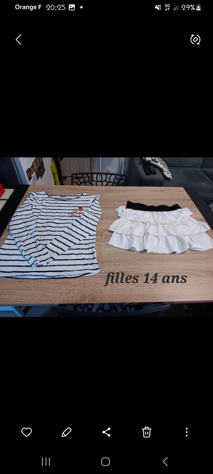 Vêtements filles 14 ans