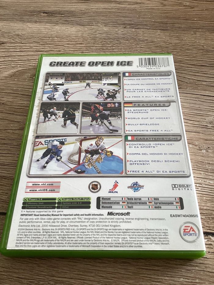 jeu NHL 2005 Xbox première génération Microsoft - photo numéro 3
