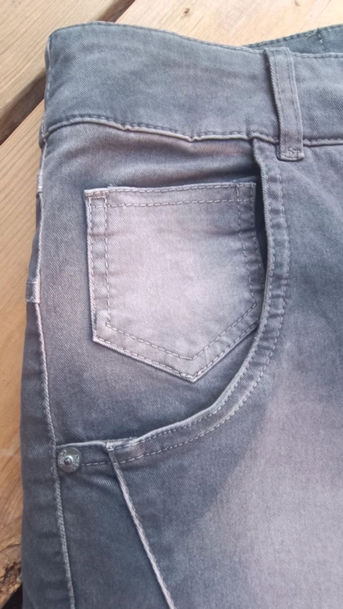 Pantalon "Maryley" - Taille M - chocolat - photo numéro 9
