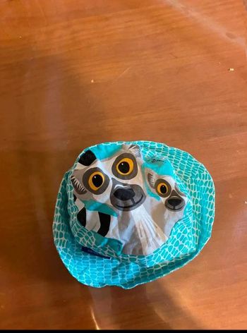 Adorable bob chapeau bébé avec lémurien exotique !