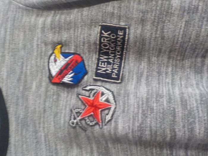 TSHIRT GRIS MANCHES LONGUES JOHN H TAILLE L - photo numéro 2