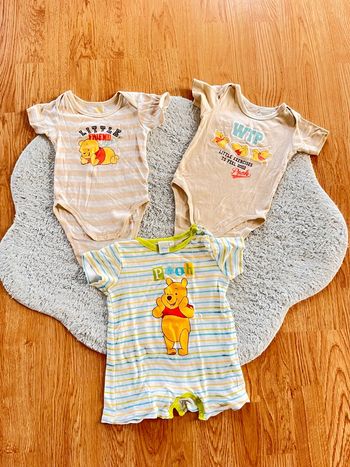 Lot de 3 bodies Winnie 9 mois