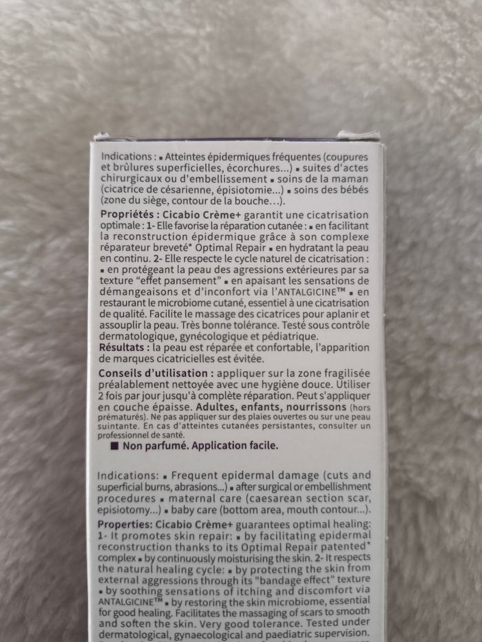 [Bioderma] Cicabio crème+ 40ml - photo numéro 3