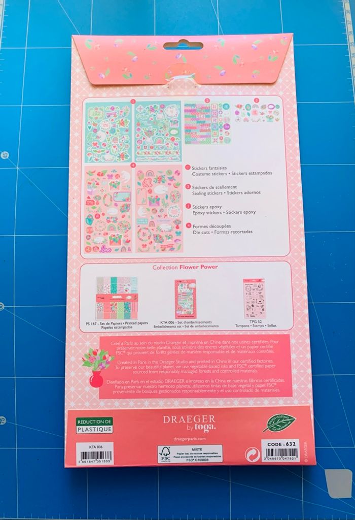 Kit décoration fleurs pour Scrapbooking - photo numéro 4