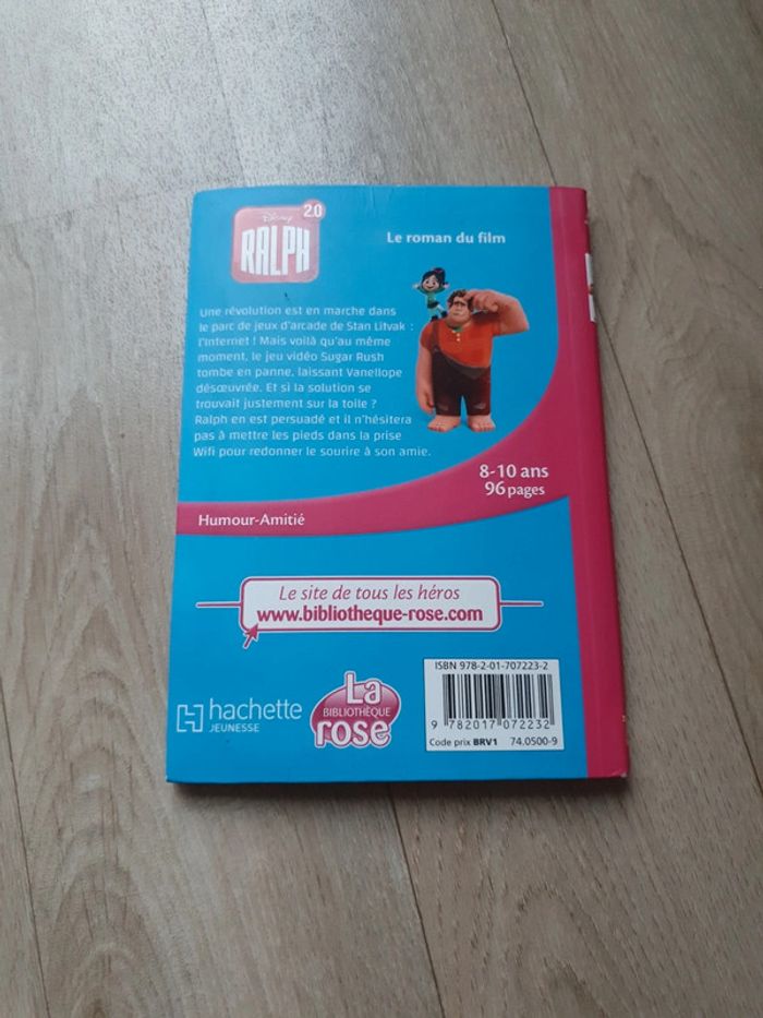 Livre Disney Ralph La Bibliothèque Rose - photo numéro 2