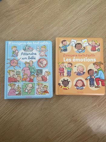 Lot de 2 livres L’imagerie des tout-petits 