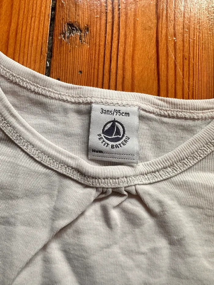 TEE shirt petit bateau 3a - photo numéro 2