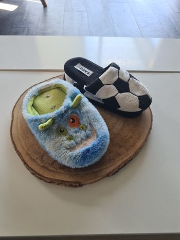 Lot de 2 paires de chaussons