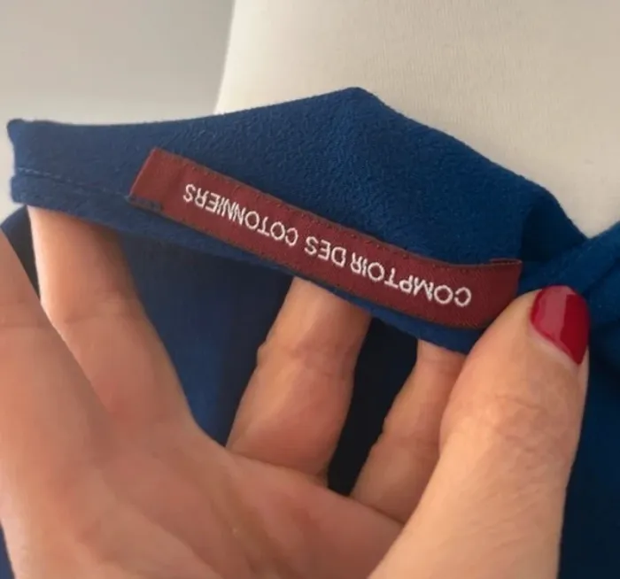 Comptoir des cotonniers Robe bleue Femme taille 42 - photo numéro 4