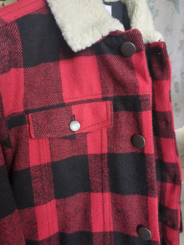 Veste bûcheron carreau rouge Lafayette - photo numéro 6