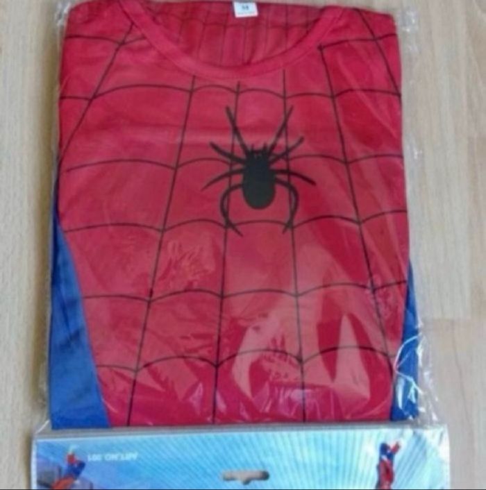 Déguisement Spiderman bleu et rouge 5-6ans - photo numéro 7