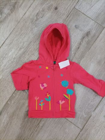 Gilet zippé (9 mois)