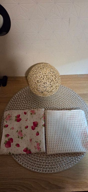 Deux serviettes de cantine 