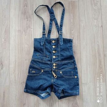 Combishort en jeans t36 Phard
