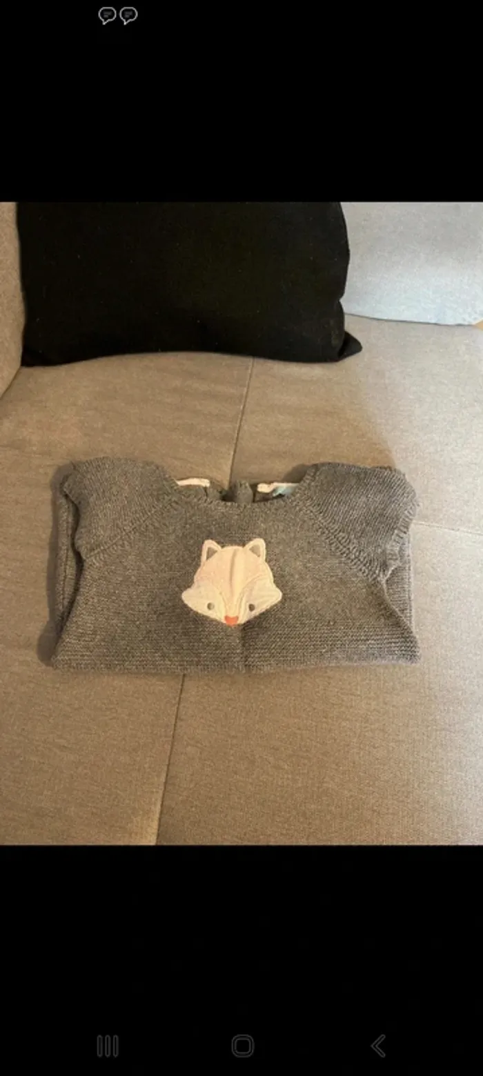 Robe grise 12 mois