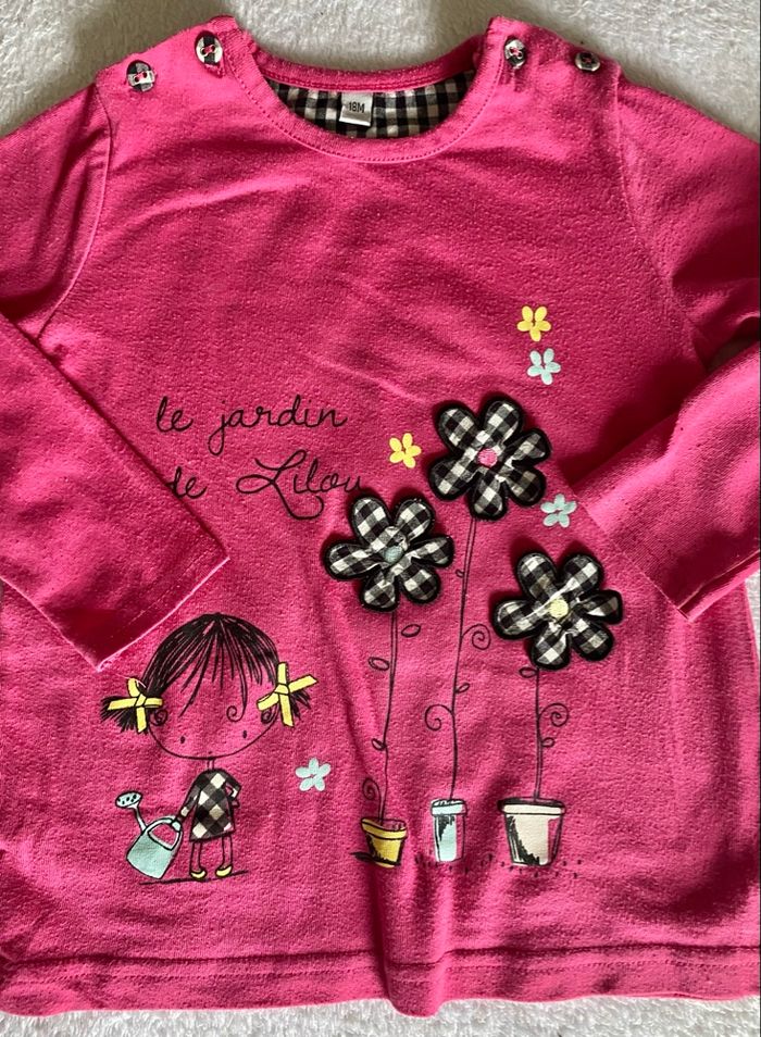 lot de 6 robes/tuniques bébé fille - 18 mois (manches courtes & longues) - photo numéro 8