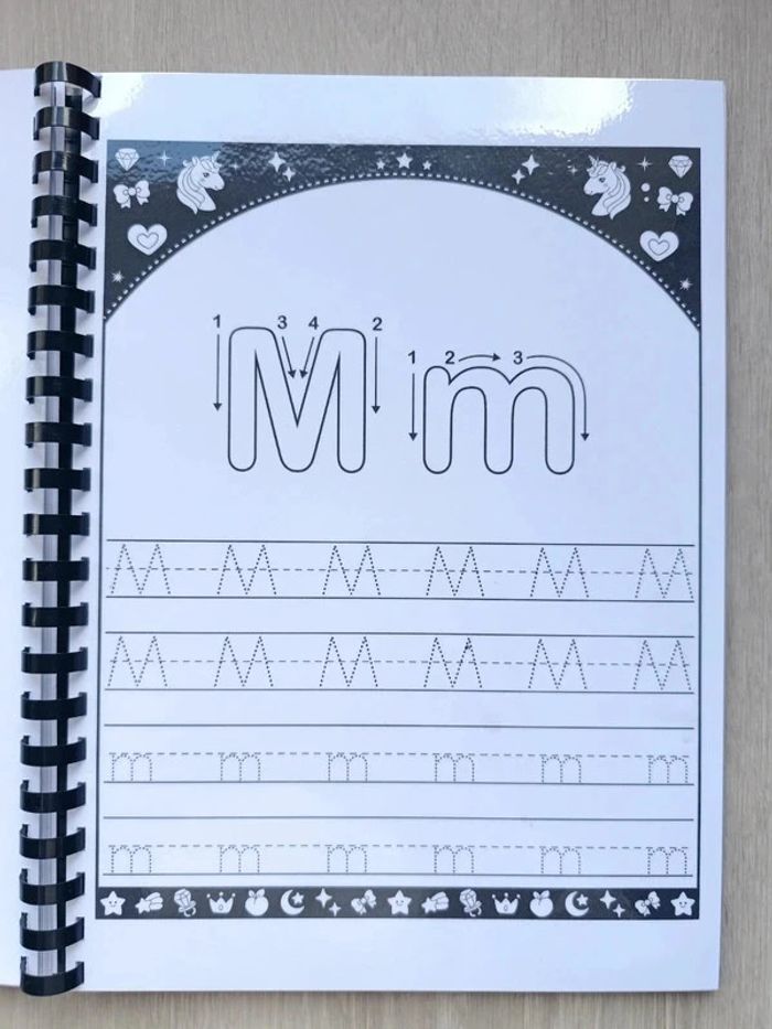 Grand livret d'écriture A4 de l'alphabet - photo numéro 3