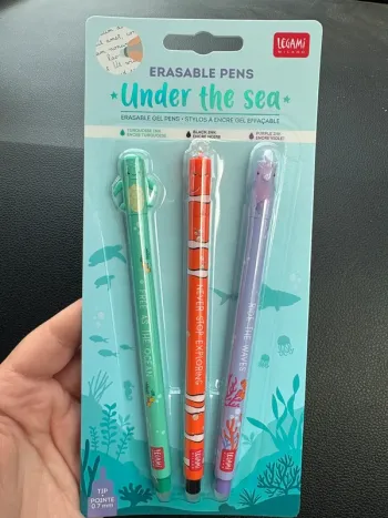 Lot stylos Legami under the sea