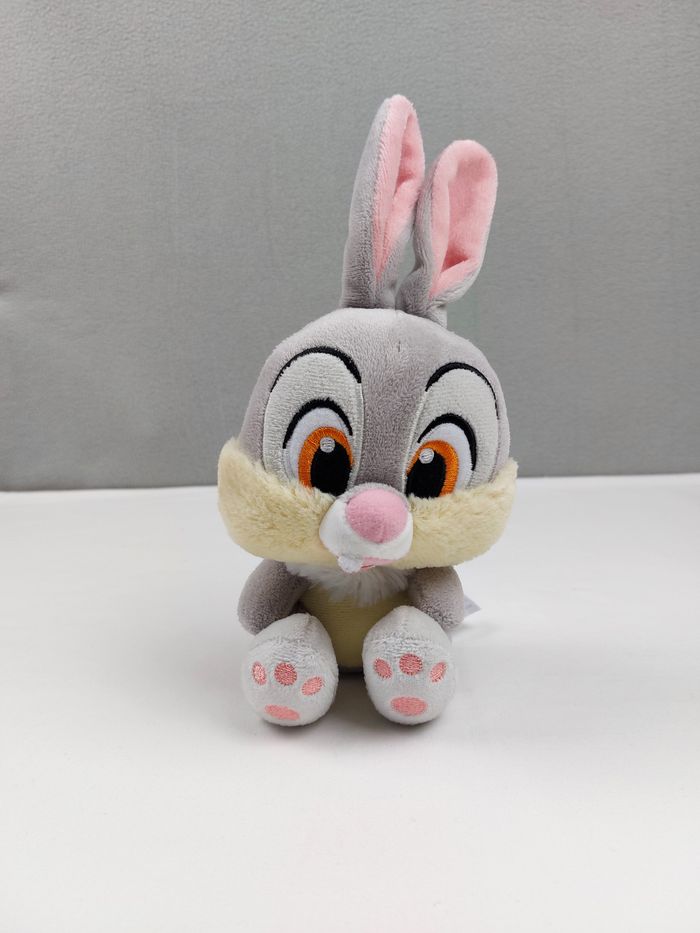 Peluche doudou lapin Panpan du film Bambi grosse tête 24 cm Disney TBE