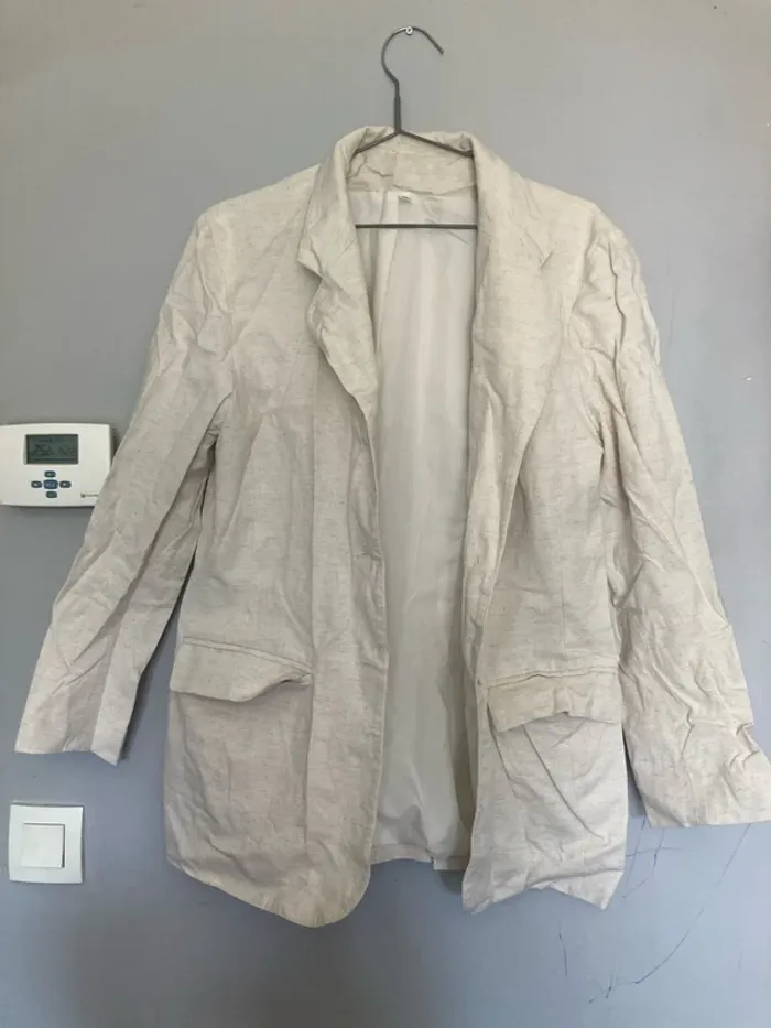 Blazer écru taille 40 - photo numéro 8