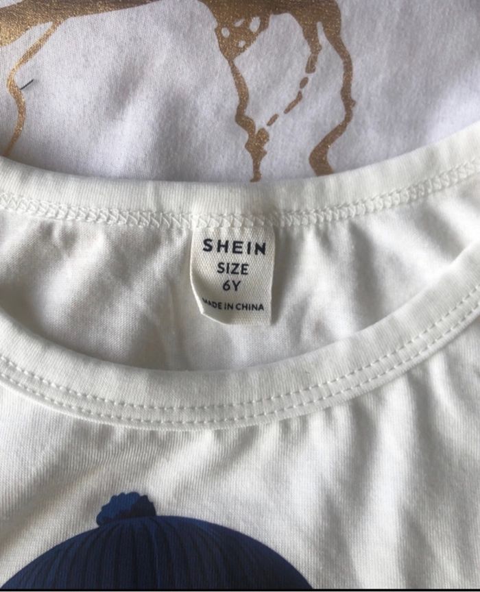 T shirt shein 6 ans - photo numéro 3