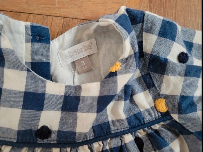 Robe vichy bleu - photo numéro 3