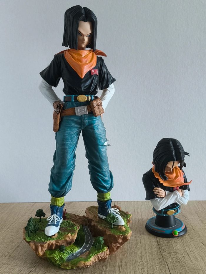 Figurine Android C 17 Dragon Ball Z Diorama 30CM - photo numéro 12