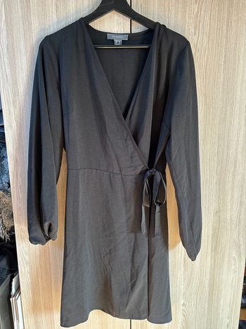 Robe portefeuille noire Primark