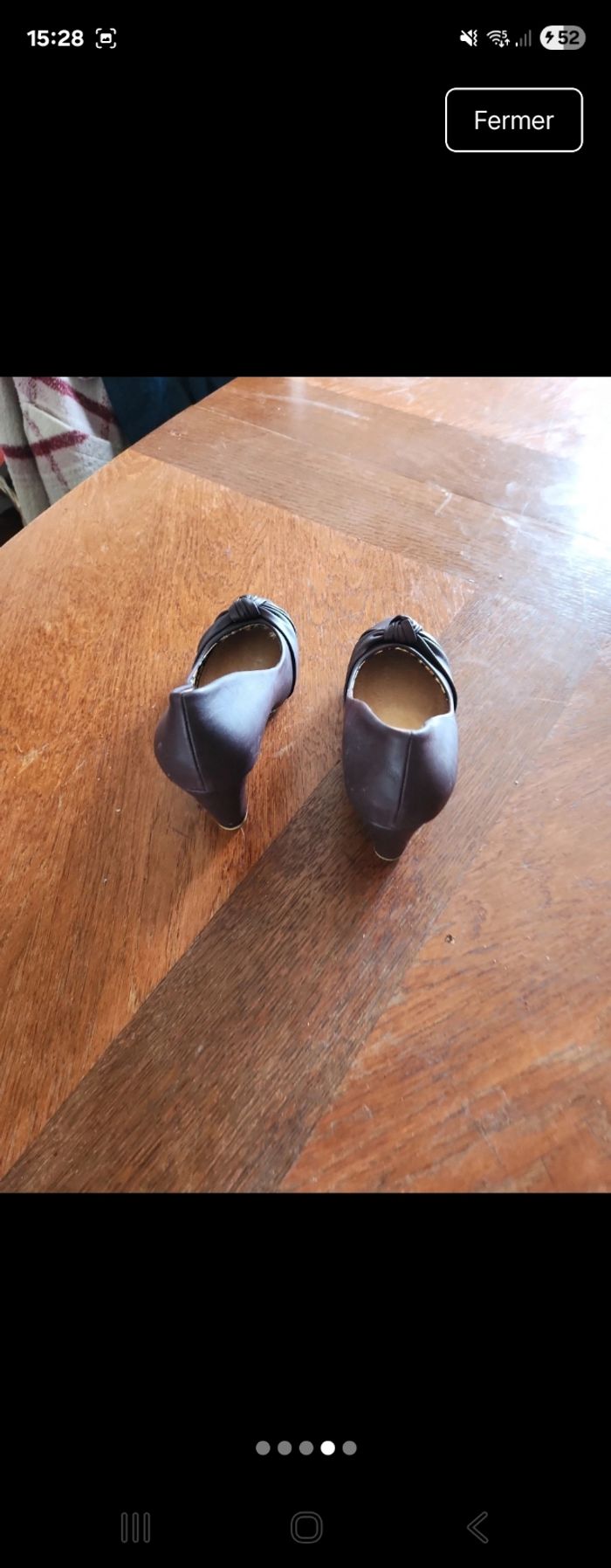 Escarpins mocassins talons compensé 8 cm - photo numéro 4