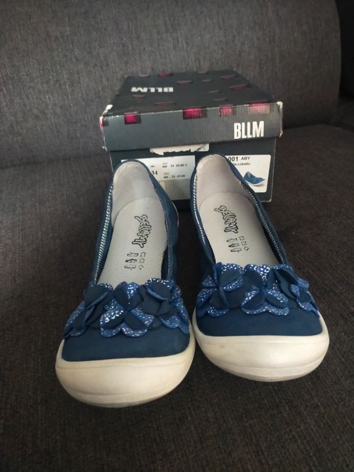Ballerines neuves Bellamy T 34 bleu - photo numéro 6