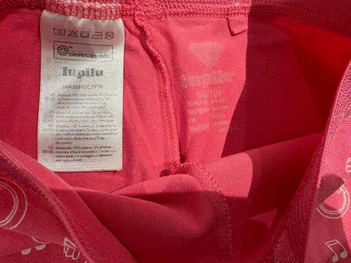 Legging casque/musique rose/blanc Lupilu 98/104cm - photo numéro 2