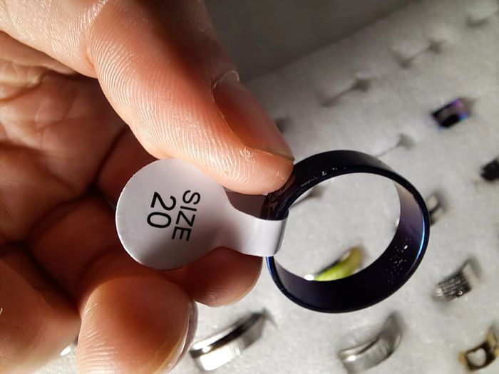 Bague acier inoxydable motifs - photo numéro 2