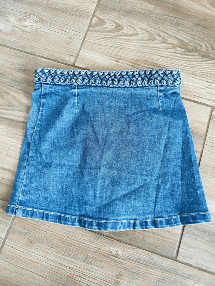 Jupe en jeans bleu Chloé Taille 130 - photo numéro 2