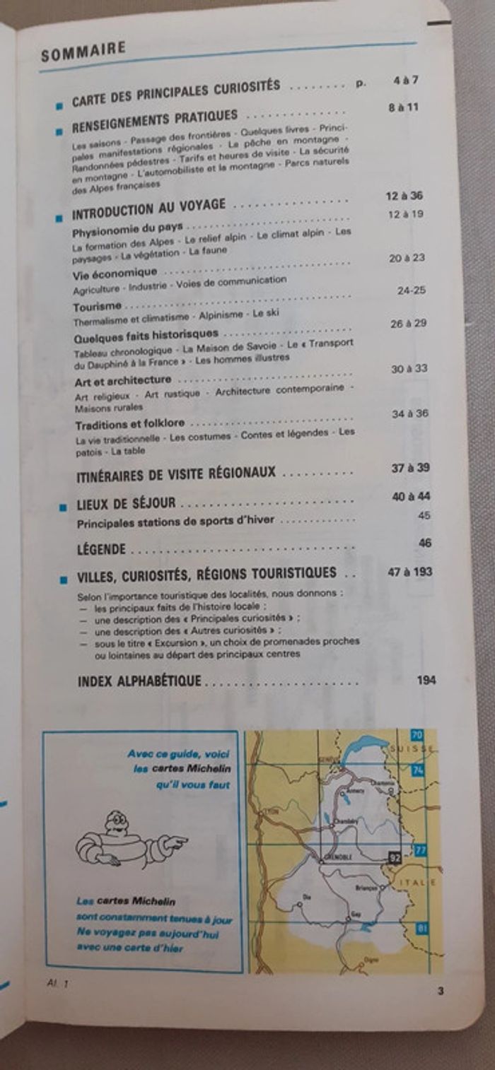 Guide de tourisme  Michelin Alpes Savoie-Dauphiné - photo numéro 3