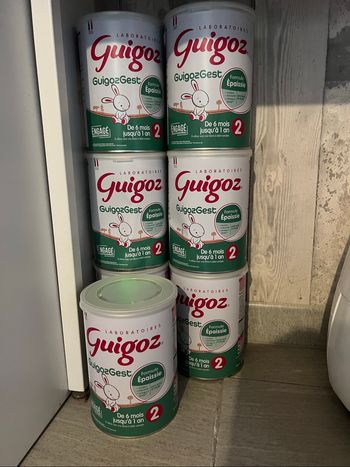 Lait guigozgest 2 eme âge