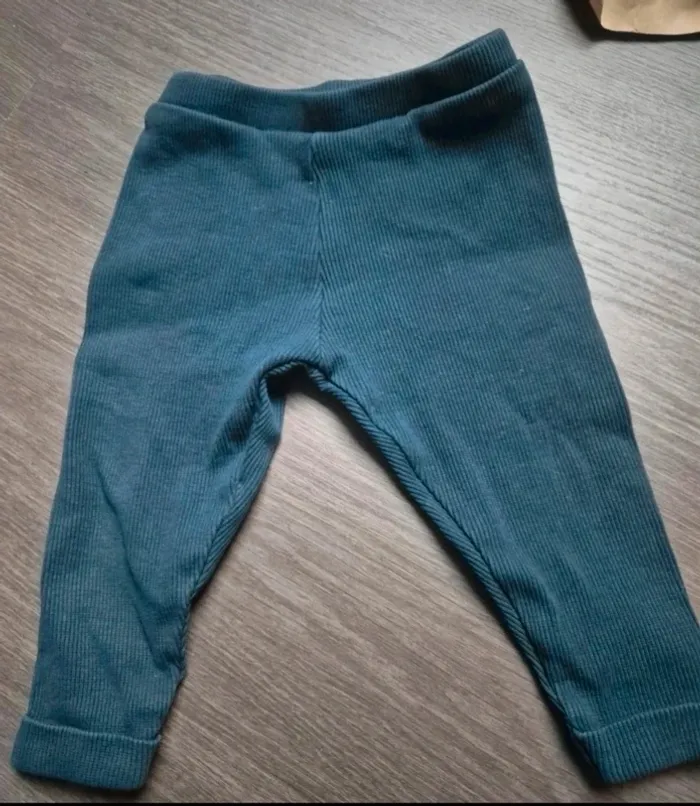 Lot de 2 leggings côtelés TAO 9 mois - photo numéro 5