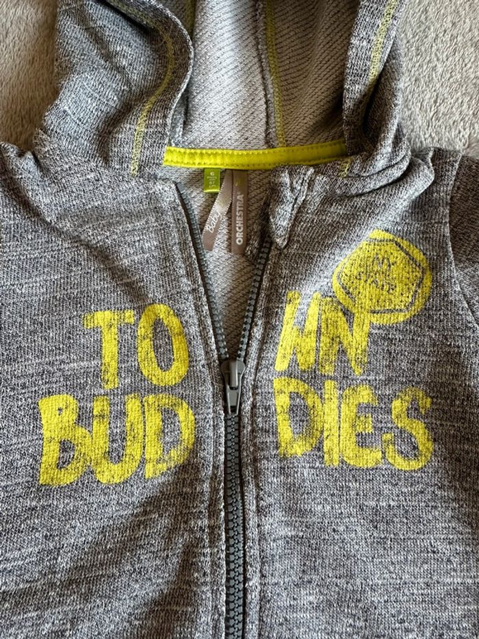 Sweat à capuche garçon - 6mois - Orchestra - photo numéro 2