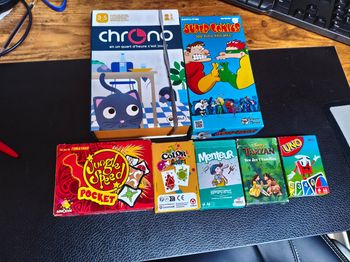 Lot de jeux de société
