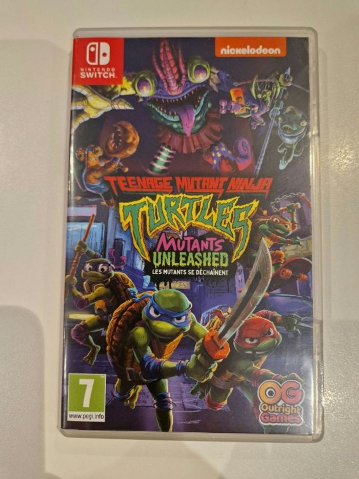 Les tortue ninja les mutants se dèchainent switch