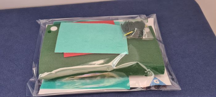 Sac en feutrine motif caméléon DIY - neuf - photo numéro 3