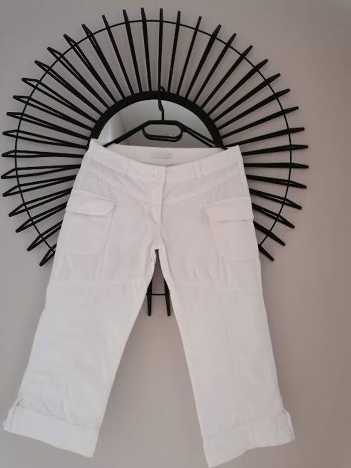 Pantacourt été blanc Promod Taille 36