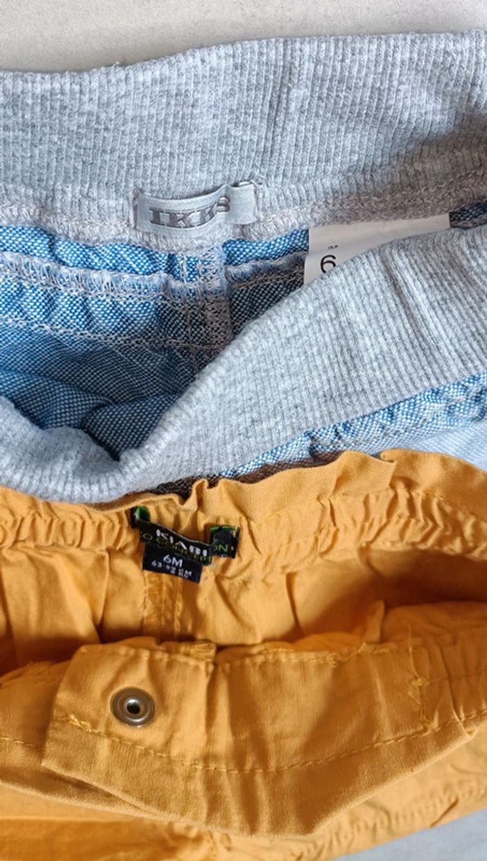Lot de 2 shorts fille - 6 mois - photo numéro 3